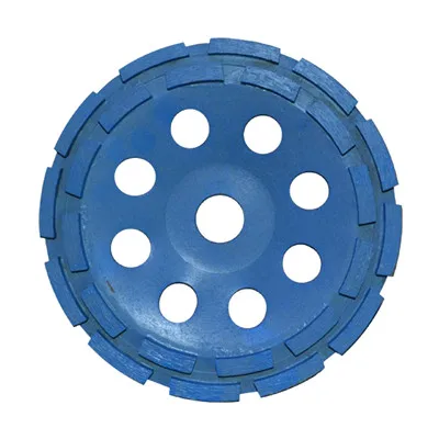 Concrete and Stone Polish Segmented Turbo Double Row Diamond Cup Grinding Wheel
