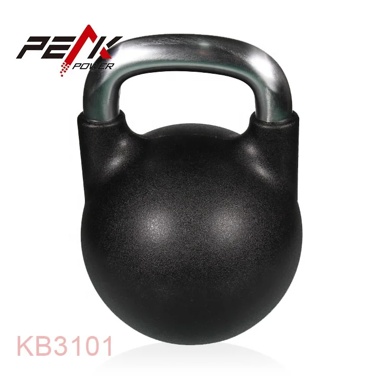 PeakPower High Quality  Hot Sale Custom Logo Glittering Urethane KettleBell