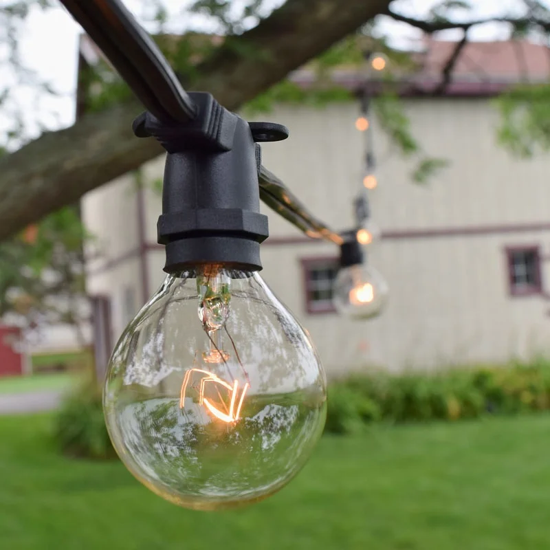  Рождественская Коммерческая наружная гирлянда g40 для внутреннего дворика праздничного и украшения