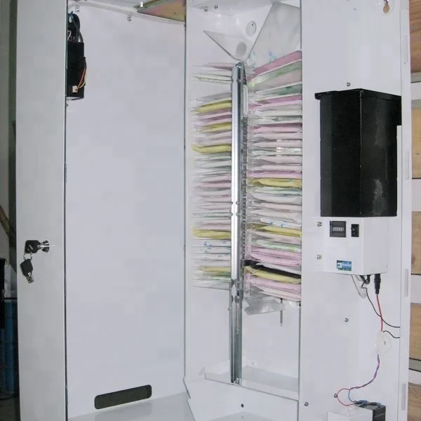 Wall Mounted Women Sanitary Pad/Washing powder/Liquor Vending Machine