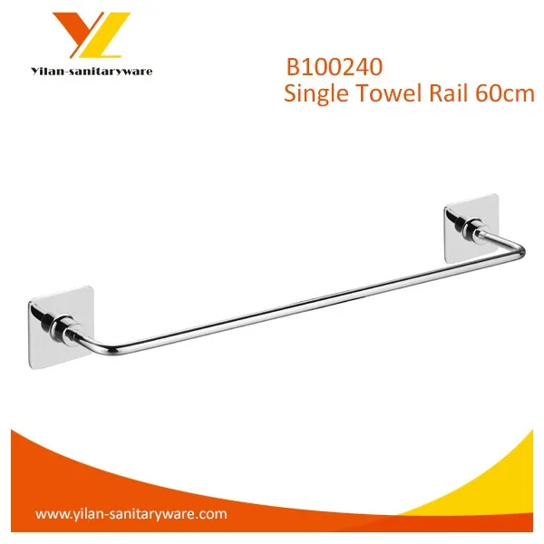 Новый Дизайн Сплава Цинка Хромированные Ванная Комната Одноместный Полотенце Бар 60