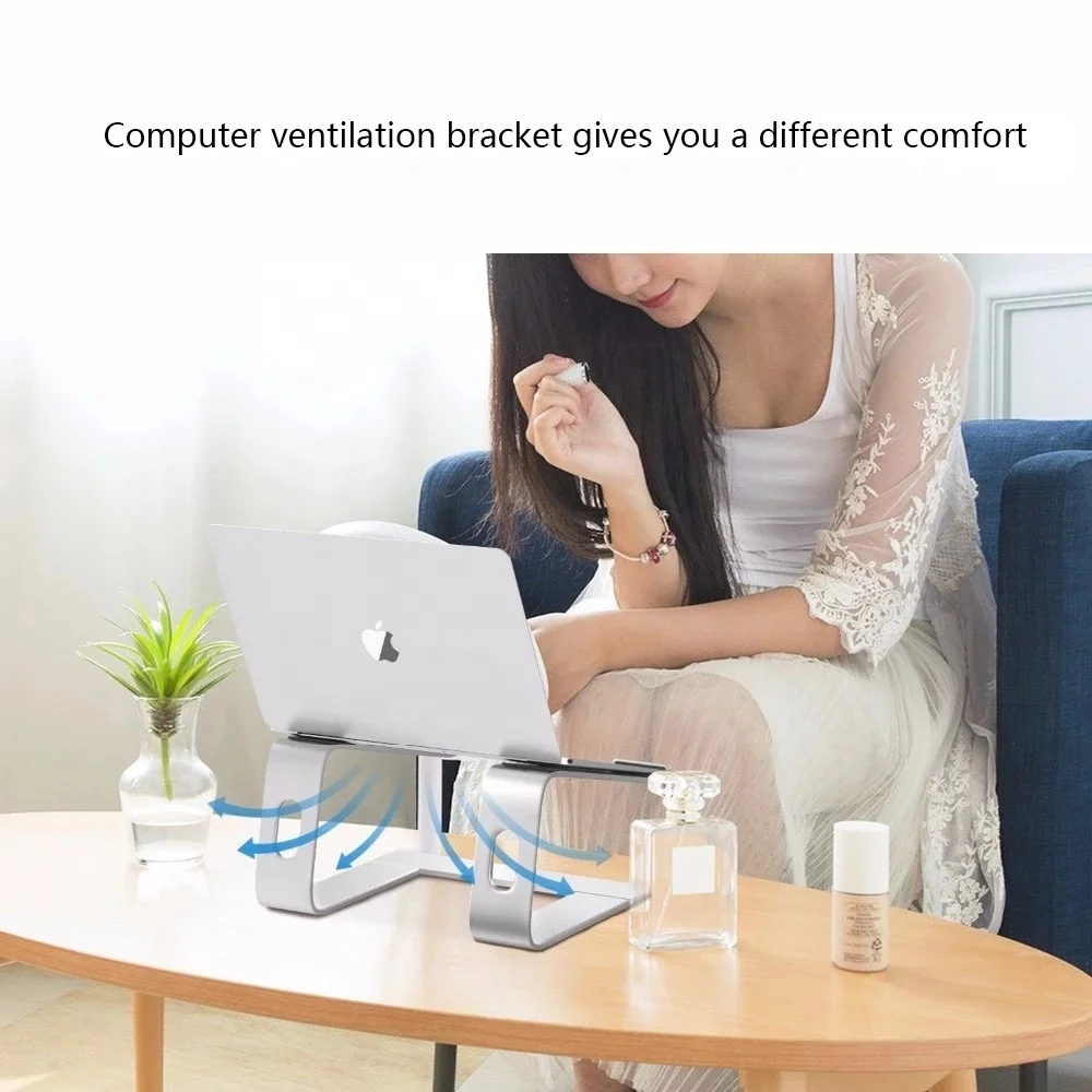 
Amazon Top Selling Ventilated Laptop Stand Adjustable Notebooks Stand Holder 