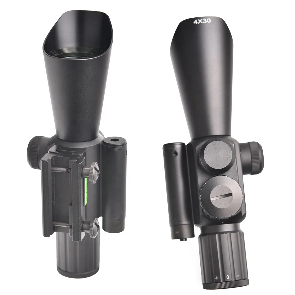 M7 4X30  reticle   scope with red laser for hunting
