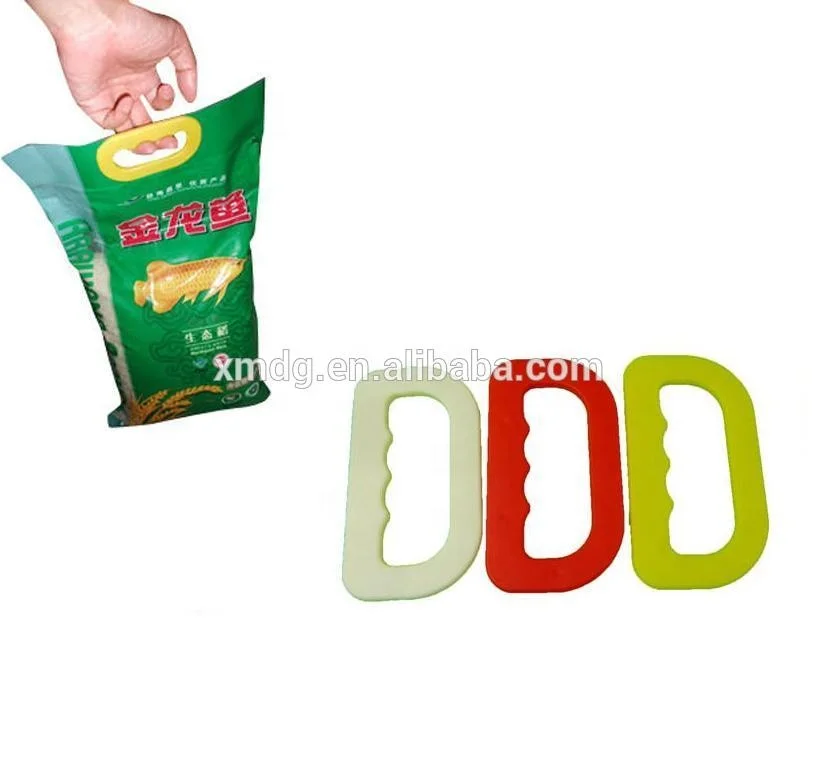 
cheapest price Rice packaging bag plastic handle 
