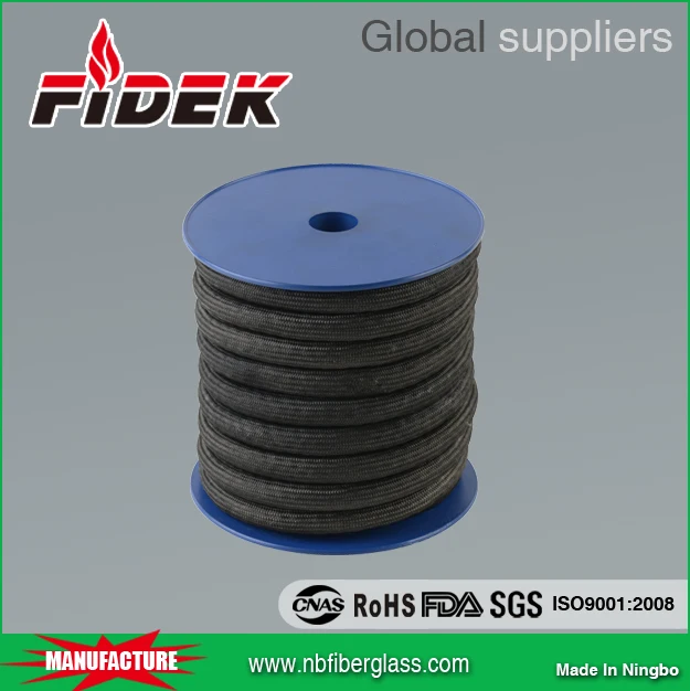 
Wholesale hot sale stove door sealing twill weave fiberglass rope 