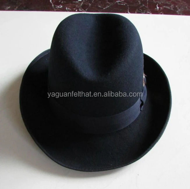 China factory YAGUAN wholesale wool felt bowler derby hat .top hat .president hat