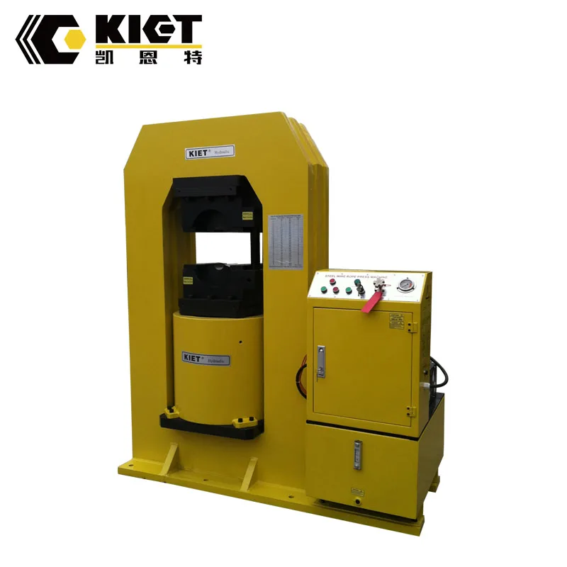 
china 100 ton high pressure hydraulic wire rope crimping tool press machine 