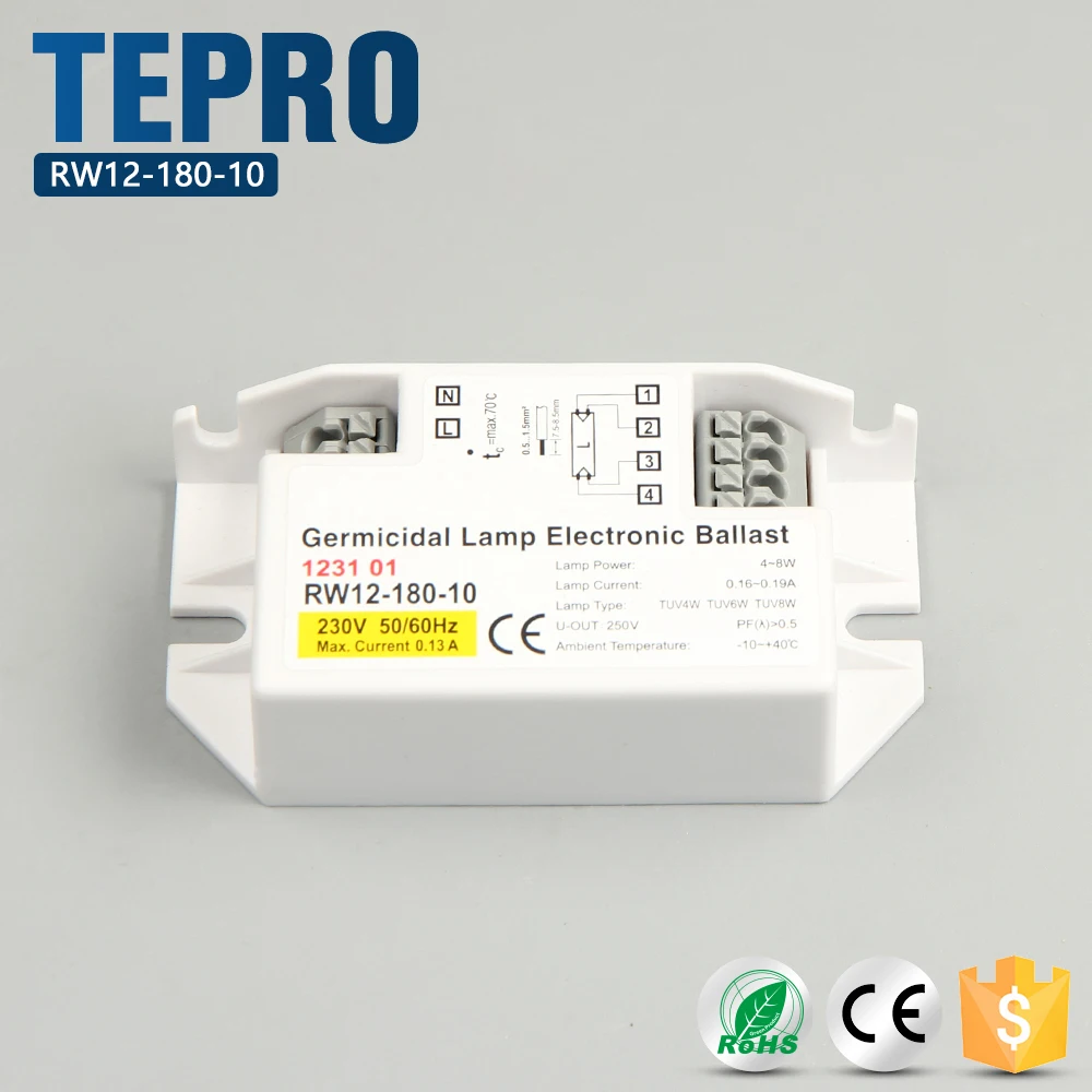 Высокое качество 240 В ЭПРА T5 4 Вт 6 Вт 8 Вт электронный балласт для УФ-лампы