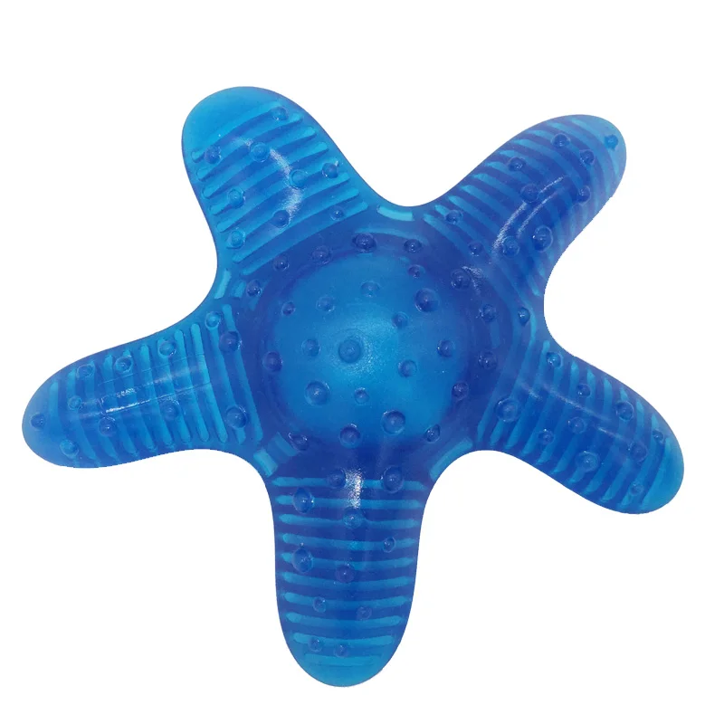 
New designed patent high quality sea star soft rubber dog snack toy 