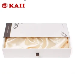 Luxury Wig Gift Customized Logo Magnetic Closure Black Paper Hair Extension Packaging Box