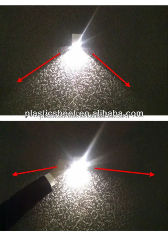 LED panel lighting 1.5mm 60x60 PS plastic light diffuser sheet