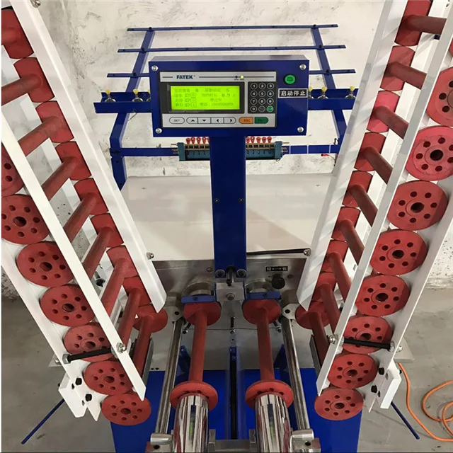 2018 shanghai шестиголовочный намоточный станок цена машина для двойной пряжи видео