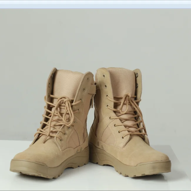 Army military boot manufacturer supply high ankle desert Combat army military boot