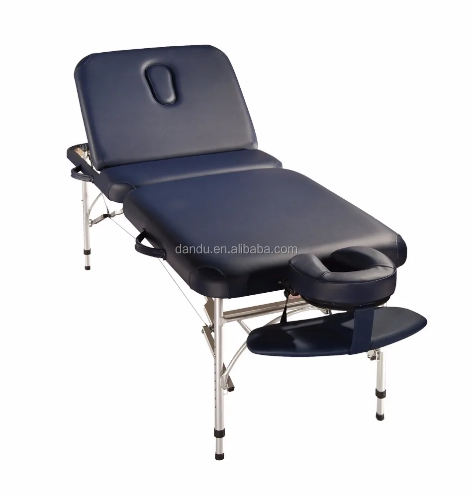 Алюминиевый массажный стол «Alula-Deco», стальной массажный стол, металлический массажный стол