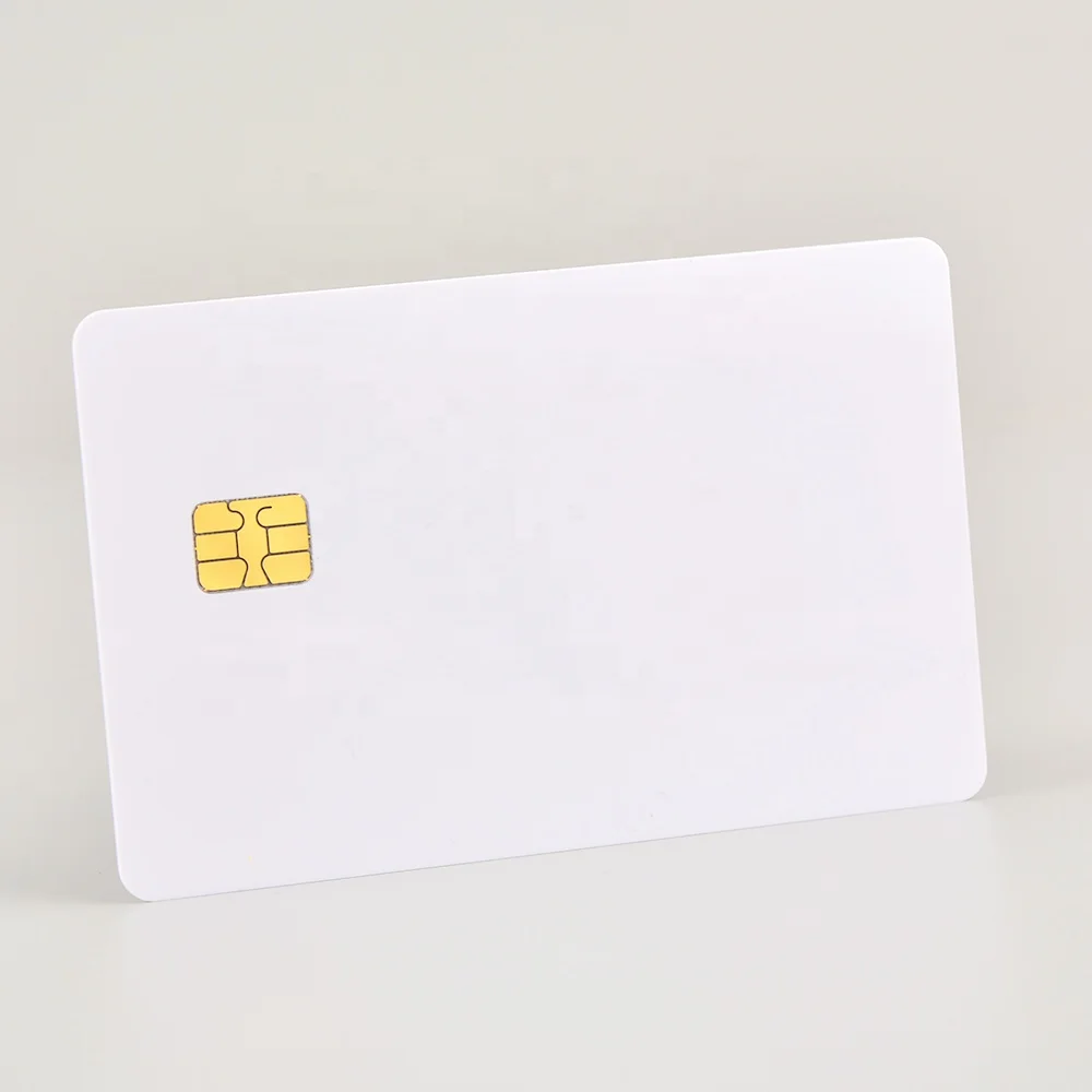 Смарт-карта SLE5542, Заводская контактная чиповая карта 2k SLE5542, индивидуальный логотип CMYK, офсетная/шелковая/Цифровая печать