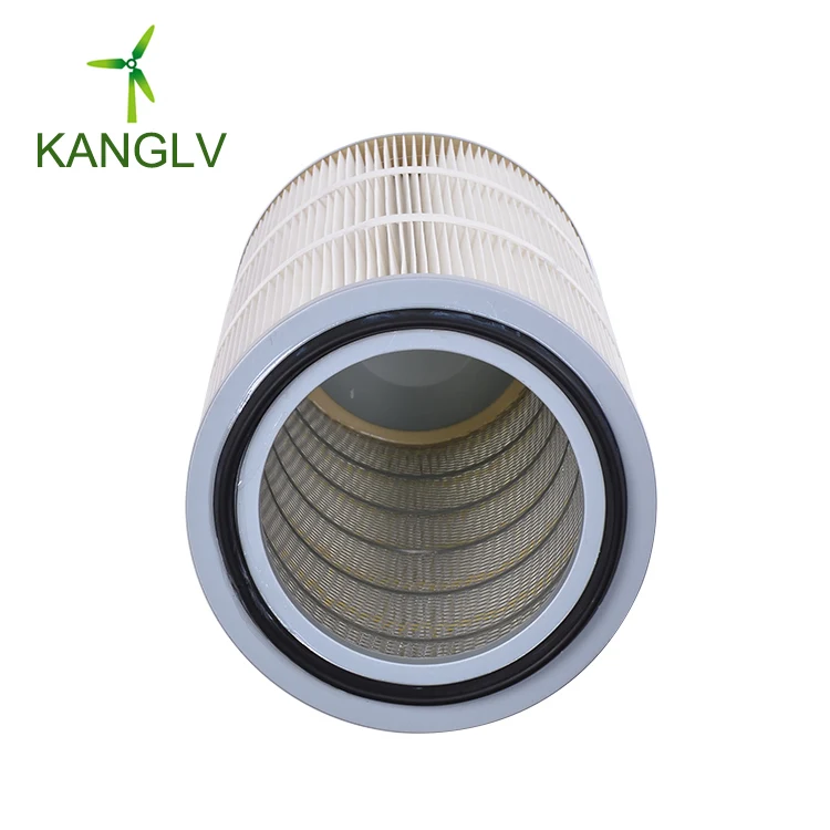 Industrial pleated filter cartridge, air filter cartridge