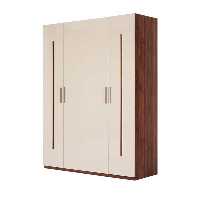 Wood almirah bedroom clothes cupboard design
