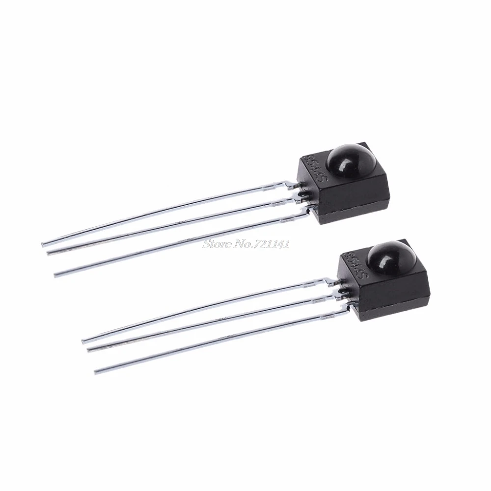 2Pcs DIP-3 IC TSOP4838 IR Receiver Tubes 38Khz Remote Infrared Radiation Module