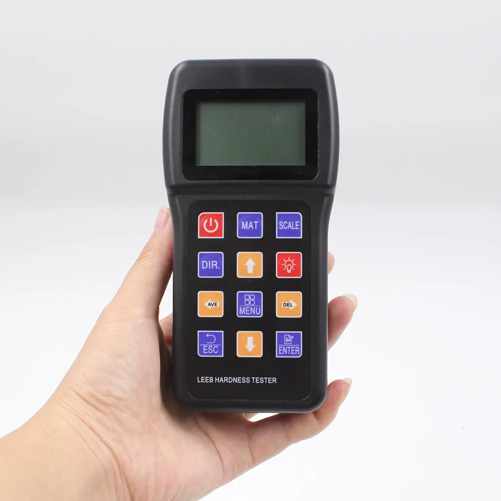 Leeb портативный цифровой тестер твердости с кабелем Цифровой зонд/беспроводной зонд (10 языков)