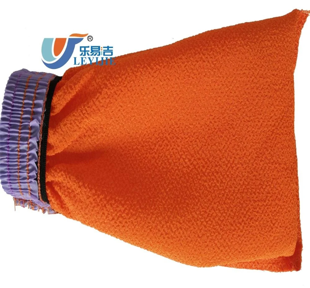 Extra Hard Massage Exfoliating Scrubber Glove Kessa OEM Morocco Bath Glove For The Body