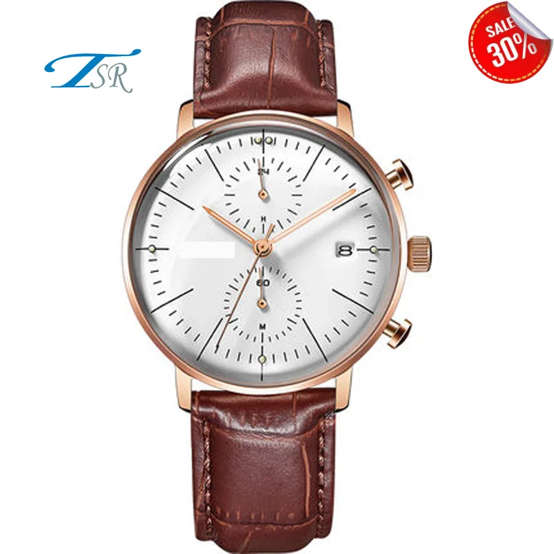 Сапфировое стекло часы бренда ваши собственные класса люкс для мужчин