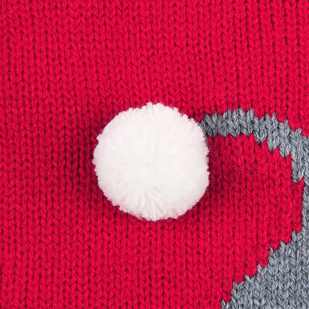 Knit baby Girl or boy body suit Onsie outfit romper With Christmas hat