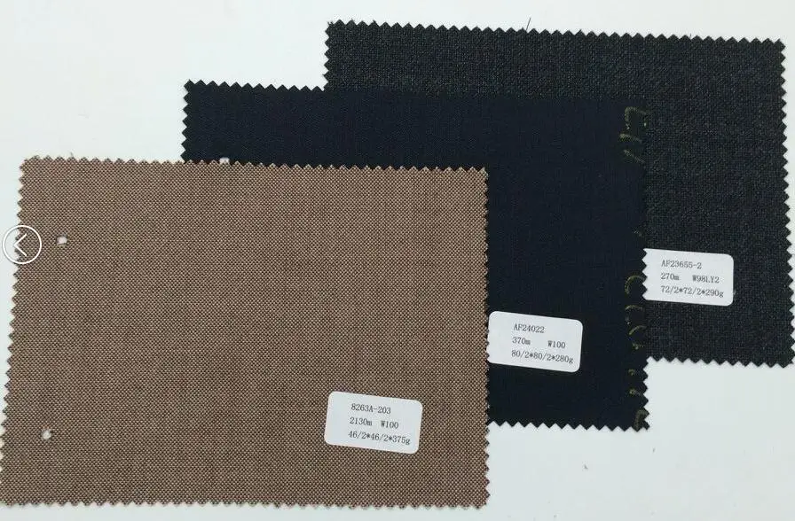 Чистая шерстяная причудливая ткань для мужских костюмов