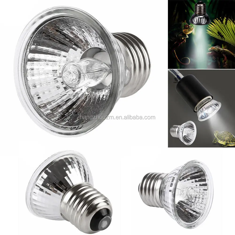 25/50/75w uva+uvb 3.0 heat emitter lamp bulb light heater for pet reptile brooder