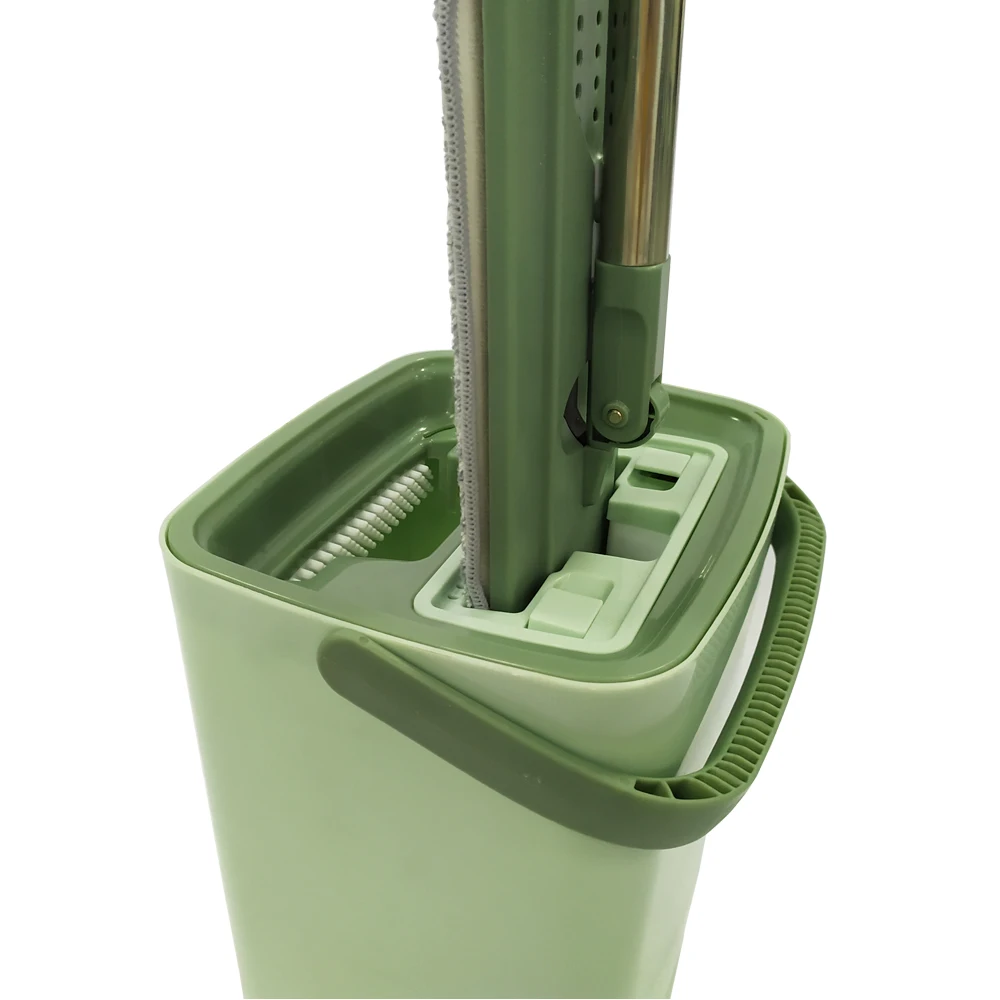 BNcompany Mini Self Wash & Dry Hands Free Magic Flat Mop And Bucket Set