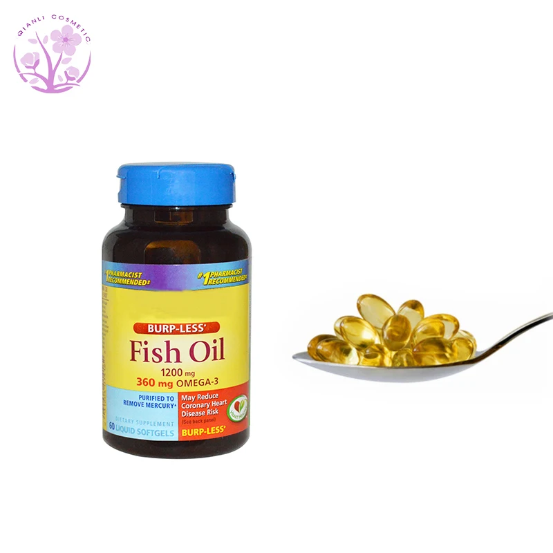 OEM частная торговая марка Bounty Omega 3, мягкая капсула рыбьего масла, натуральные капсулы рыбьего масла DHA, добавка