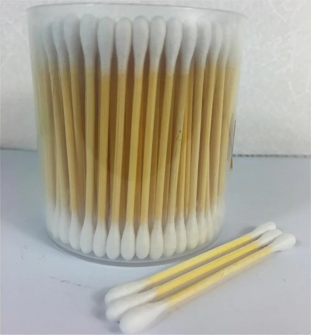 Eco-friendly Ear cleaning bamboo sticks cotton bud for hotel