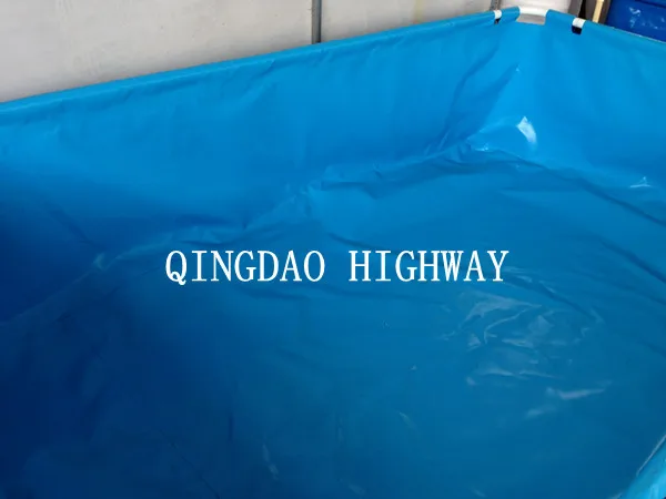PVC canvas circle or rectangular collapsible aqua culture tank