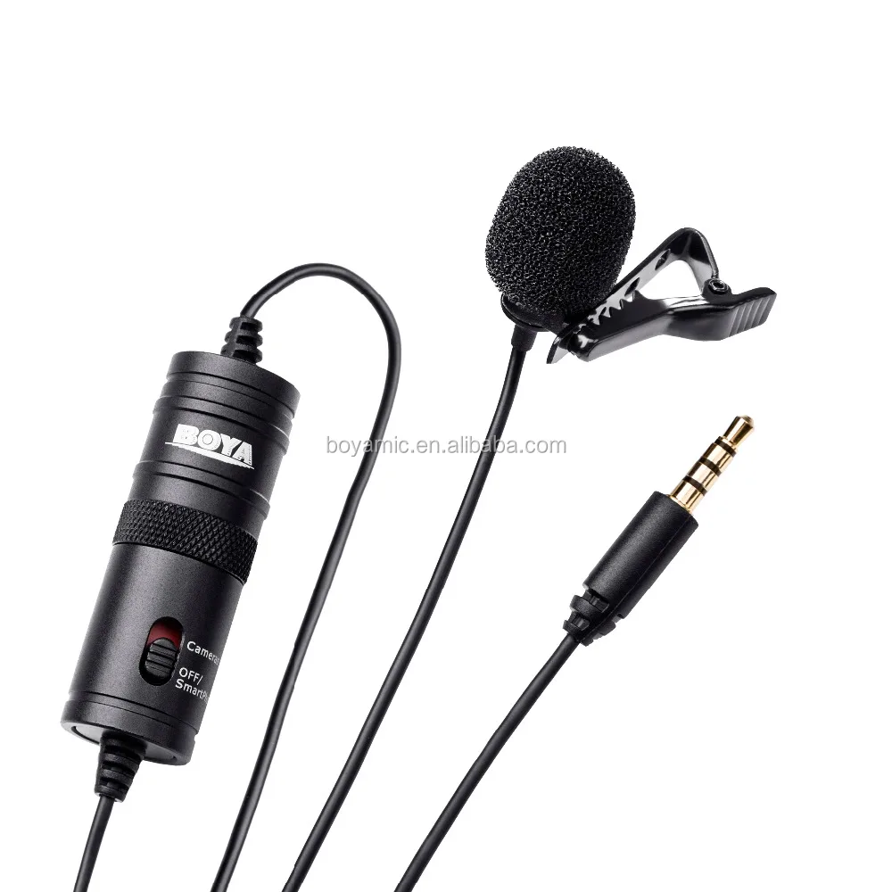 BOYA BY-M1 универсальный зажим на петличный смартфон и DSLR микрофон