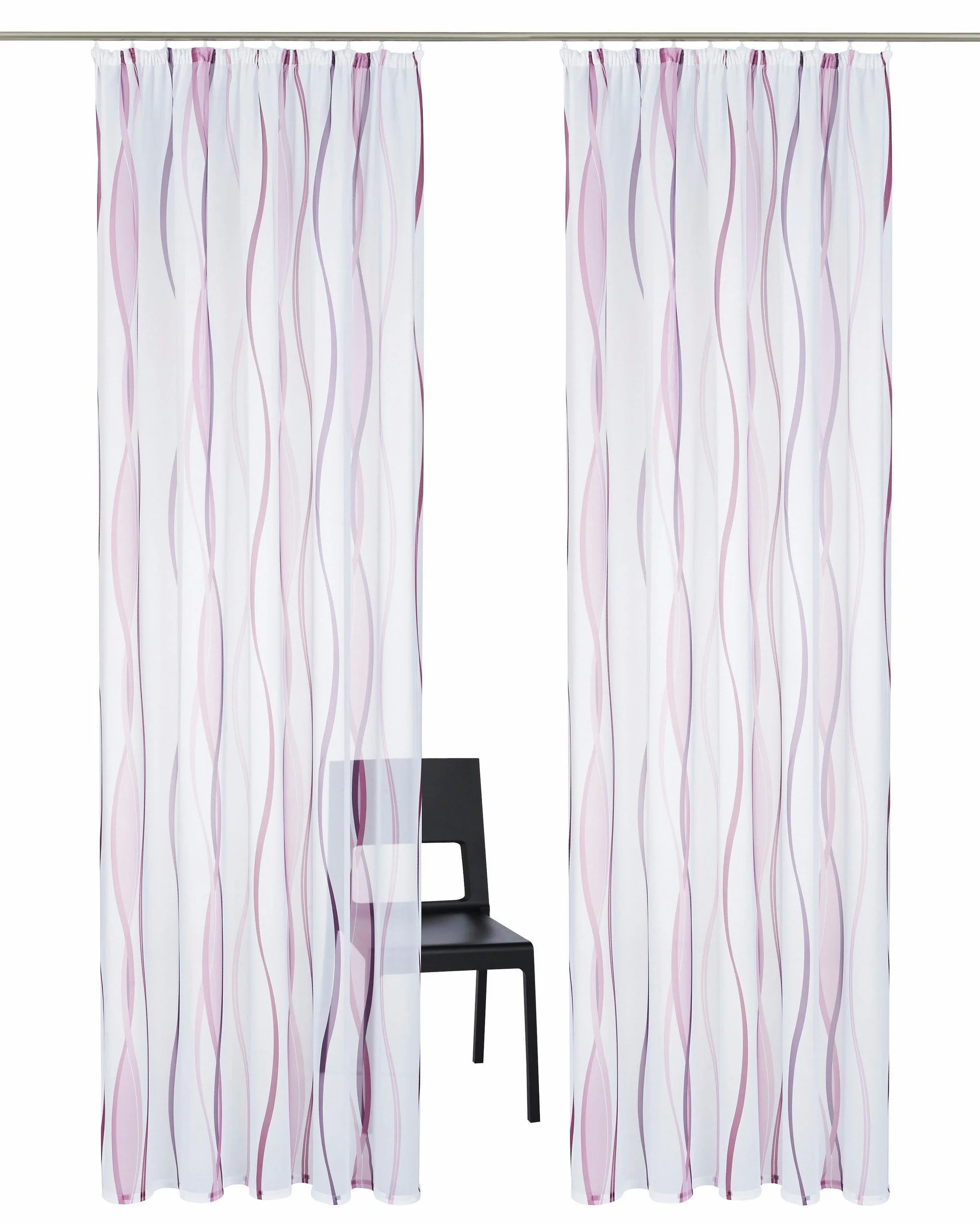 Semi-Sheer Elegant Embroidered Solid Window Sheer Curtains/Drape/Panels