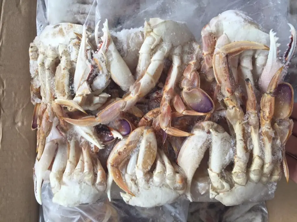 Замороженный песчаный краб, полуобрезанный, новая посадка, август 2018