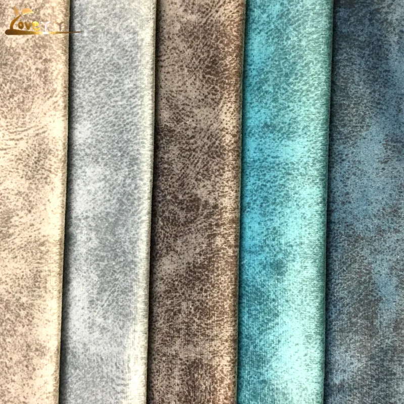 price per meter printed silk velvet fabric for sofa