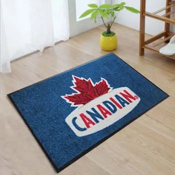 Рекламные противоскользящие напольные дверные коврики с