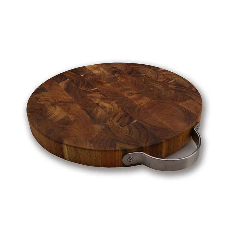 factory custom circular solid wood kitchen chopping blocks cutting board