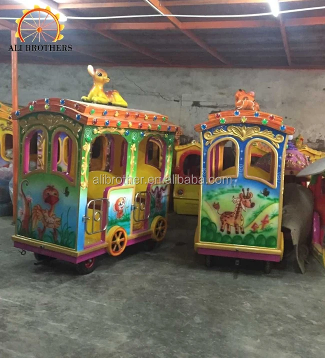 electric mini track train for sale elephant kiddie fun amusement park mini track train