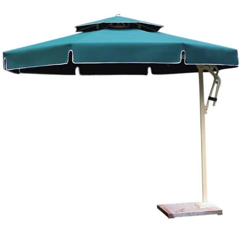 side post umbrella cantilever garden umbrella