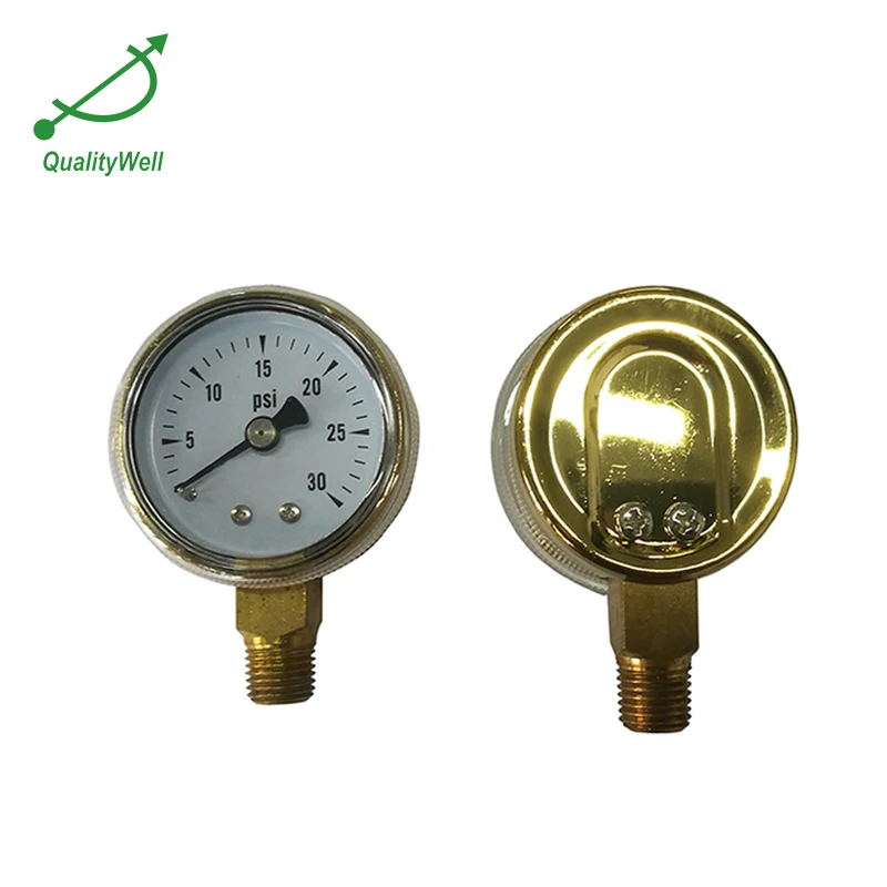 Настроить диапазон Трубка Бурдона природного газа манометр