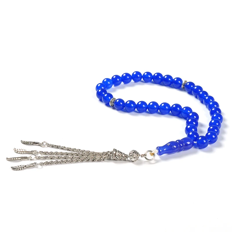 YS112 wholesale online shopping  blue beads  tasbih for sale cheap tasbih muslim prayer beads