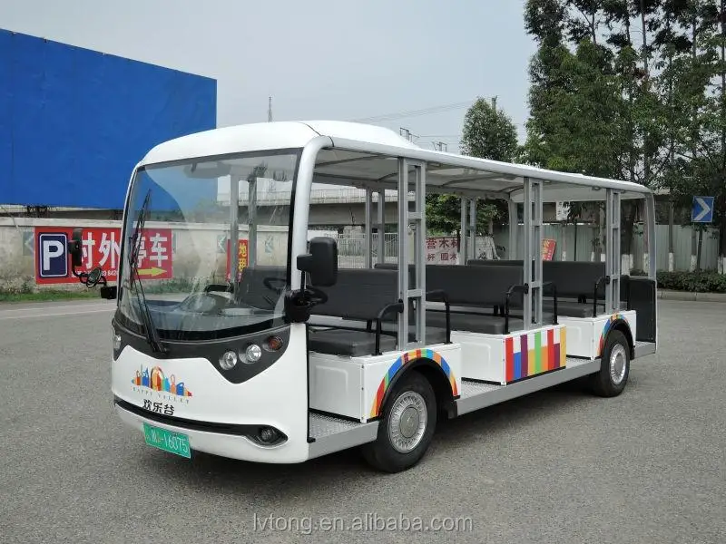 23 seater electric sightseeing bus 96v, 13.5kw AC system