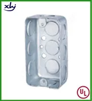 2x4 прямоугольная электрическая распределительная коробка из нержавеющей стали