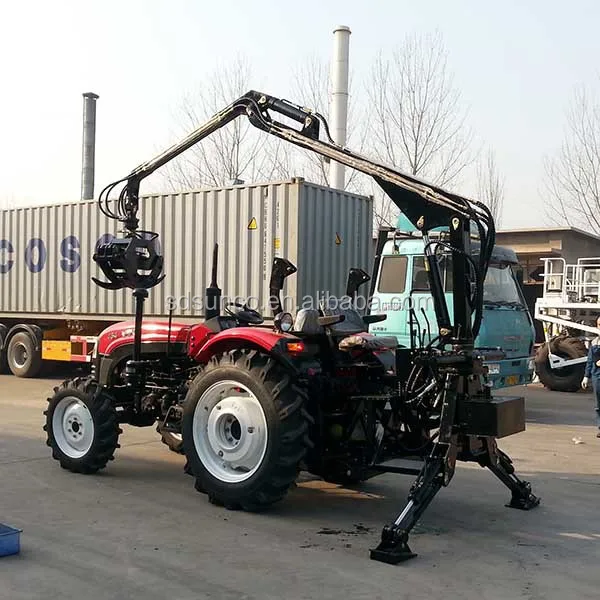 Дешевая цена мини-тракторный кран Лесной