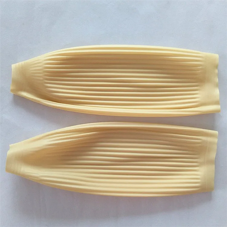 
trendy style cotton gloves with rubber palm latex goalkeeper gloves long sleeve rubber gloves 