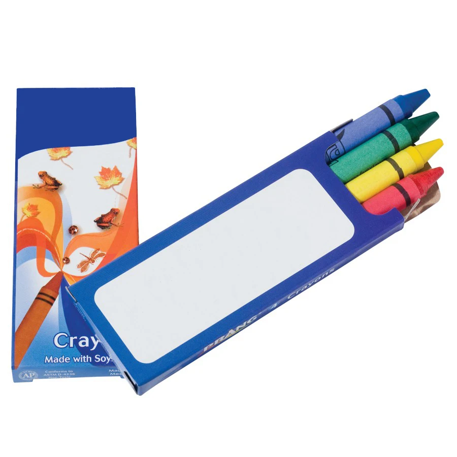 Bulk Lot Restaurant 4 Pack Crayons for Restaurant Party Gifts