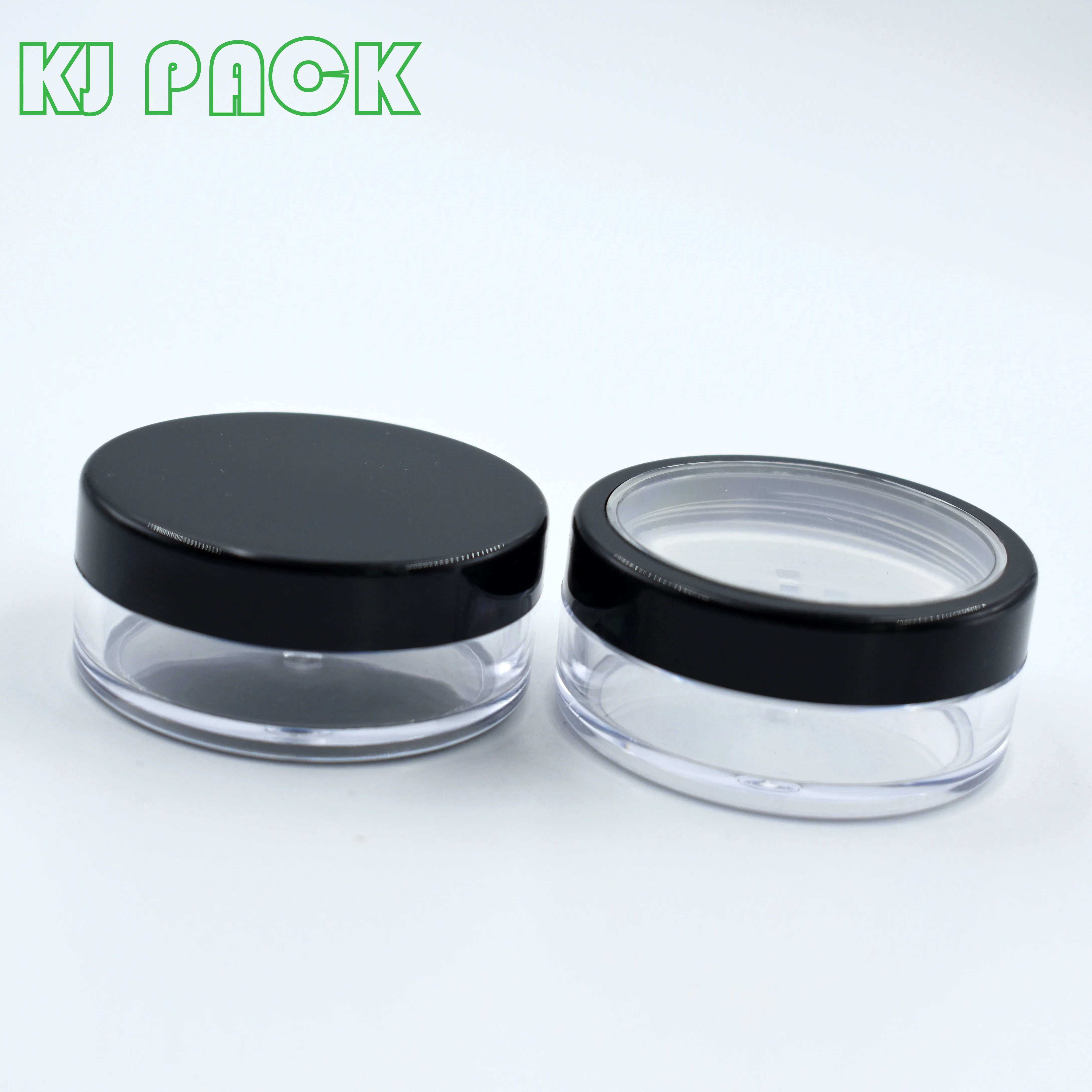 10g 20g 30g bamboo Loose Powder jar  With Sifter Empty Round Loose Powder wood Jar