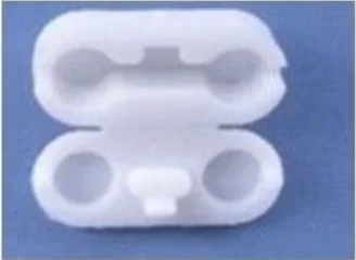 Bead Buckle 2 holes roller mechanism blind components for 4.5MM bead chain plastic ball chain curtain accessaries