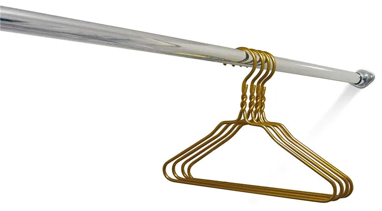 Heavy Duty Beautiful Gold Aluminum clothes Metal Suit Coat Hangers